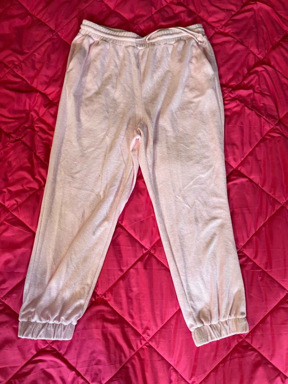 Stoney Clover Lane Pale Pink Fleece Joggers